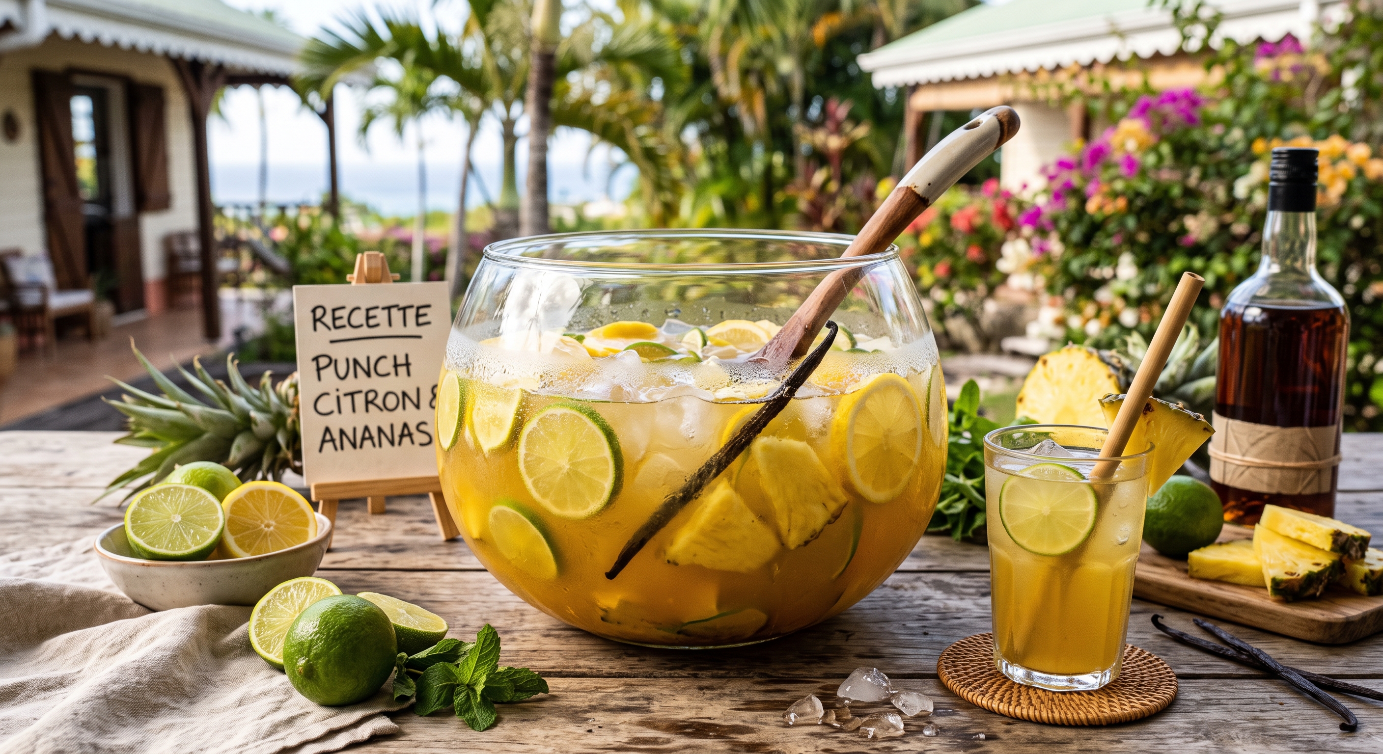  punch au citron et a l&rsquo;ananas