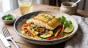 Poisson Blanc à la Sauce Coco et Légumes Colorés