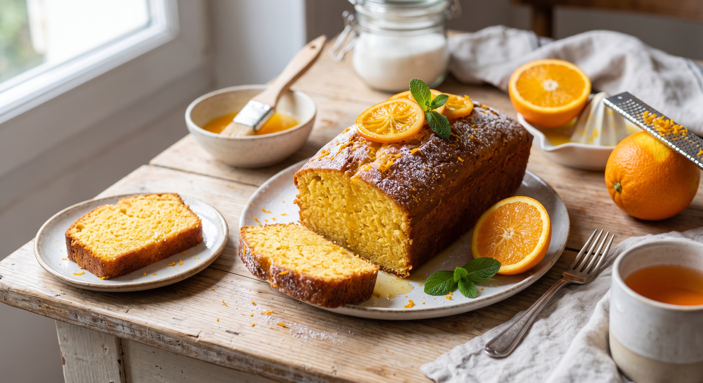 gâteau moelleux à l’orange